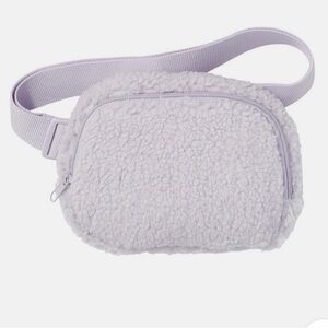 ULTA Beauty Sherpa Fleece Fanny Pack
Belt Bag Pouch Lilac Purple